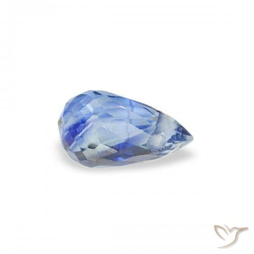 0.34ct Natural Light Blue Sapphire, Briolette, 4.8x3 mm