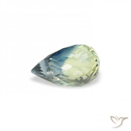 0.62ct Natural Multicolor Sapphire, Briolette, 5.7x3.6 mm