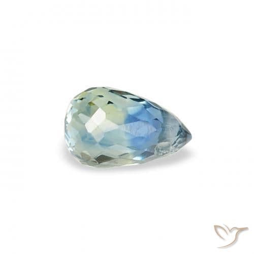 0.47ct Natural Teal Sapphire, Briolette, 5x3.3 mm