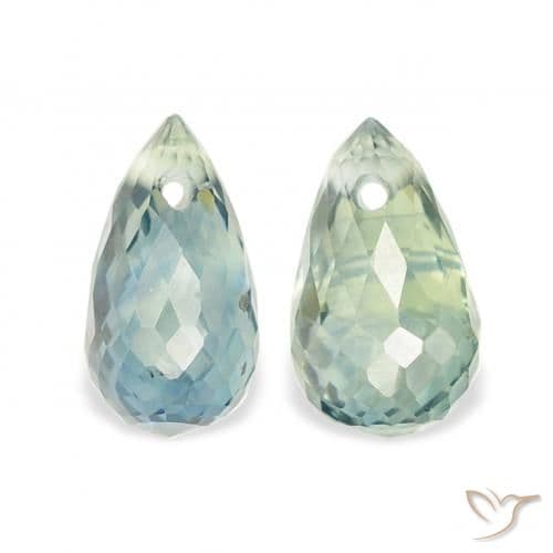 1.98ct Natural Navy Blue Sapphire, Briolette, 5.4x3.2 mm