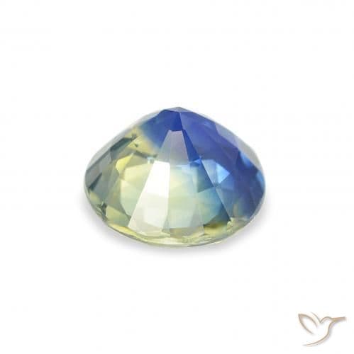 1.57ct Natural Dark Blue Sapphire, Round Cut, 6.91 mm