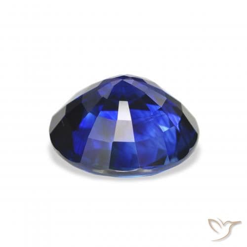 7.03ct Natural Royal Blue Sapphire, Round Cut, 11.49 mm