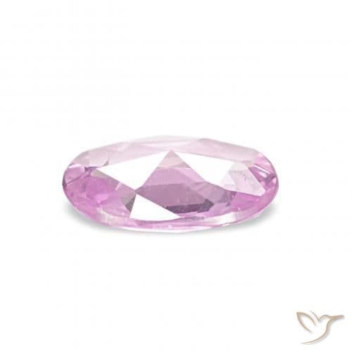 0.40ct Light Pinkish Violet Purple Sapphire, Oval Cut, 6x4.1 mm
