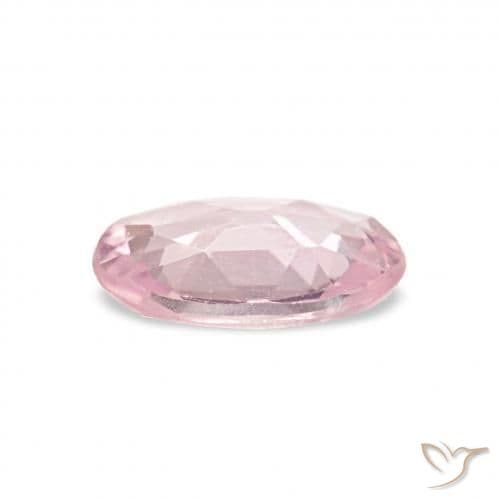 0.43ct Natural Coral Pink Sapphire, Oval Cut, 6.1x4.1 mm