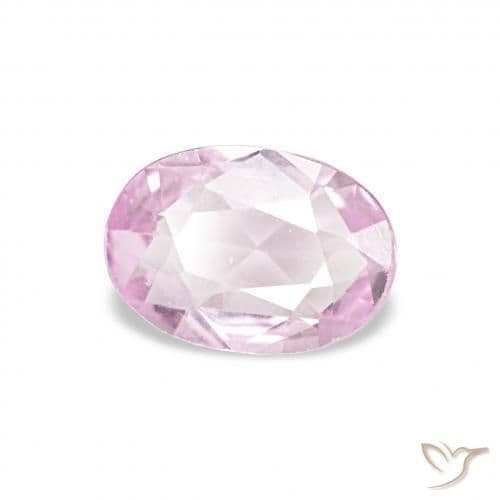0.43ct Light Purple-Pink Sapphire, Oval Cut, 5.9x4.2 mm