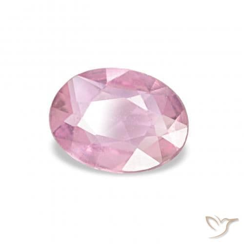 0.41ct Very Light Pink Sapphire, Oval Cut, 5.8x4.3 mm