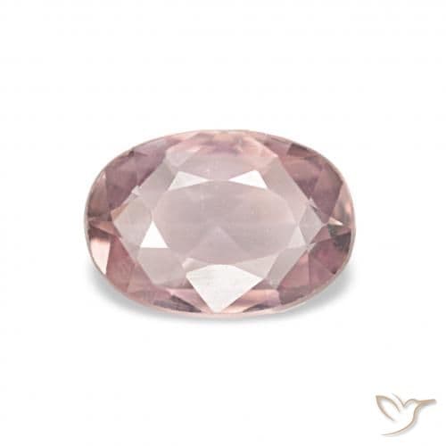 0.52ct Light Bubblegum Pink Sapphire, Oval Cut, 6x4.2 mm