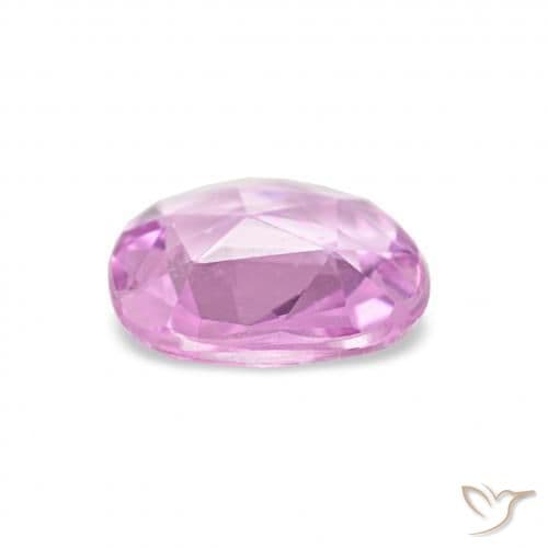 0.58ct Light Pinkish Violet Purple Sapphire, Fancy Shape, 6.1x5.7 mm