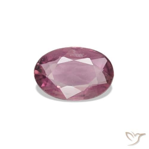 0.38ct Natural Reddish Purple Sapphire, Oval Cut, 6x4.1 mm