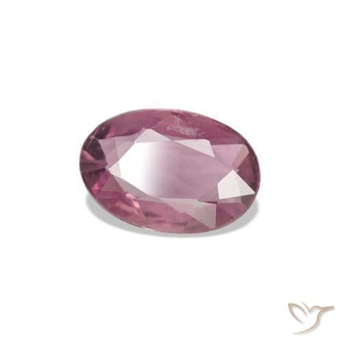 0.38ct Natural Reddish Purple Sapphire, Oval Cut, 6x4.1 mm