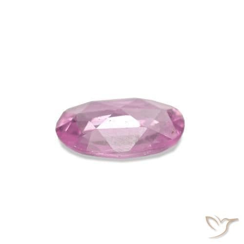 0.39ct Natural Light Magenta Sapphire, Oval Cut, 5.8x4.1 mm