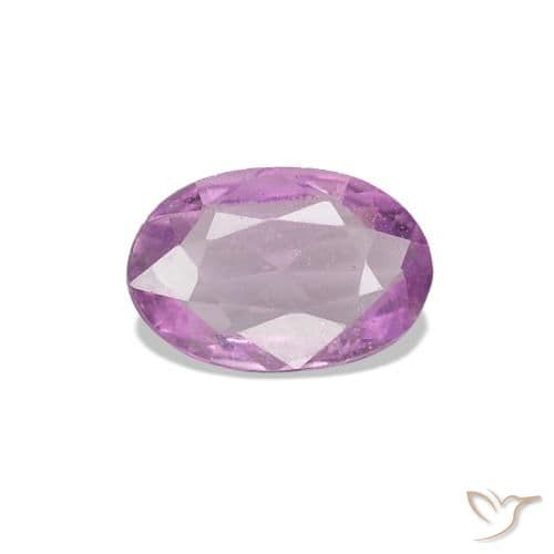 0.34ct Natural Light Purple Sapphire, Oval Cut, 5.9x3.9 mm