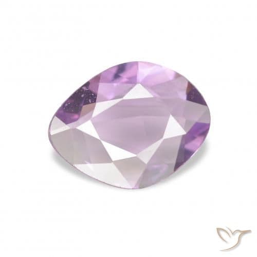 0.66ct Pinkish Purple Sapphire, Fancy Shape, 7x5.5 mm