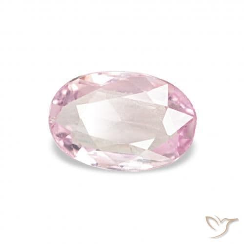 0.38ct Natural Very Light Pink Sapphire, Oval Cut, 6x4 mm