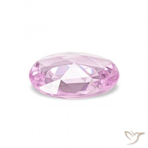0.40ct Very Light Pink Sapphire, Oval Cut, 6.1x4.2 mm