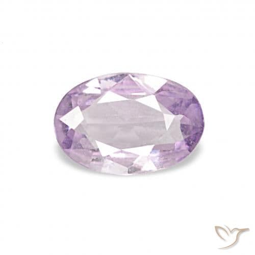 0.35ct Very Light Purple Sapphire, Oval Cut, 5.8x3.9 mm