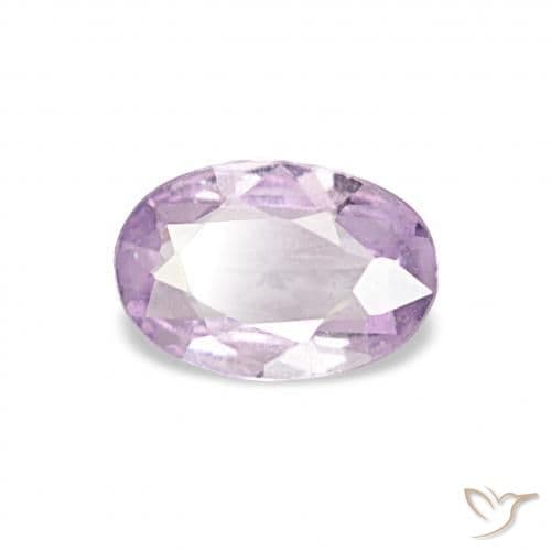 0.35ct Very Light Purple Sapphire, Oval Cut, 5.8x3.9 mm