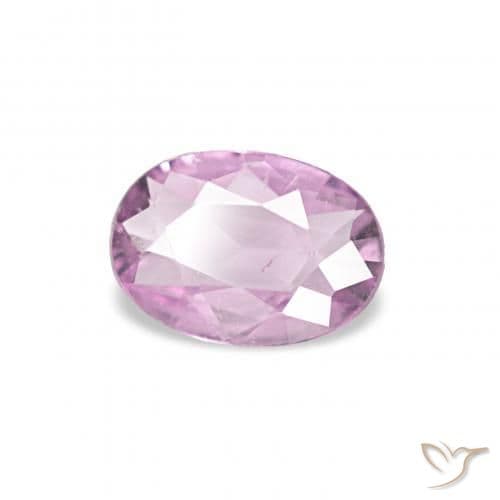 0.32ct Very Light Royal Purple Pink Sapphire, Oval Cut, 5.5x3.9 mm