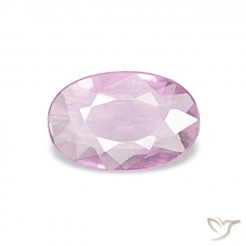 0.36ct Light Pinkish Violet Purple Sapphire, Oval Cut, 6.1x4 mm