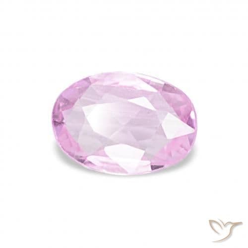 0.40ct Light Pinkish Violet Purple Sapphire, Oval Cut, 5.8x4.1 mm