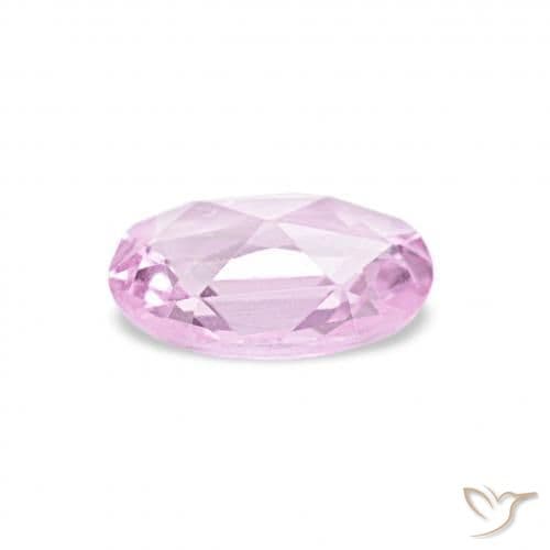 0.40ct Light Pinkish Violet Purple Sapphire, Oval Cut, 5.8x4.1 mm