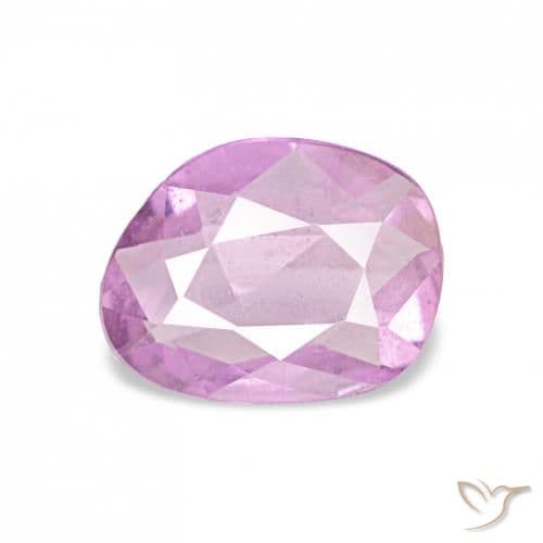 0.62ct Medium Light-Purple Sapphire, Fancy Shape, 6.6x5.1 mm