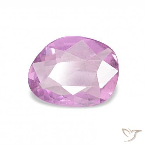 0.62ct Medium Light-Purple Sapphire, Fancy Shape, 6.6x5.1 mm