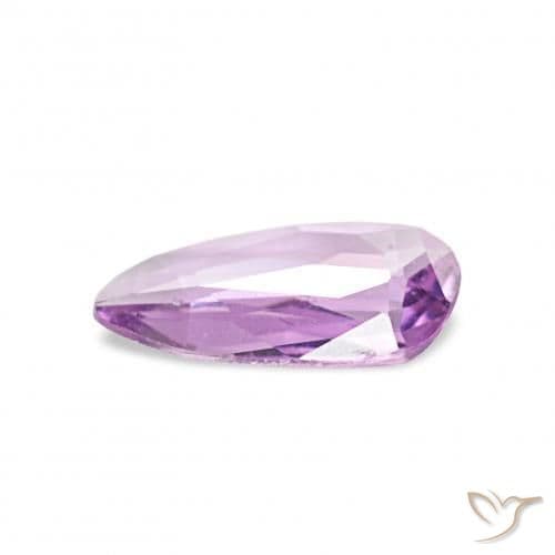 0.36ct Very Light Lilac Purple Sapphire, Fancy Shape, 7.4x3.7 mm