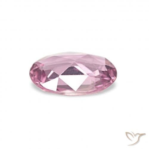 0.38ct Natural Light Magenta Sapphire, Oval Cut, 5.8x4 mm