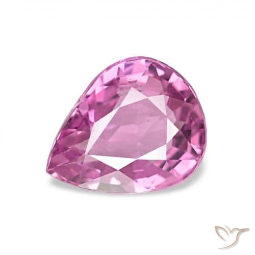 0.98ct Medium Purple Sapphire, Pear Shape, 6.6x5.3 mm