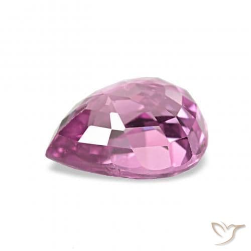 0.97ct Natural Purple-Pink Sapphire, Pear Shape, 6.4x5.3 mm