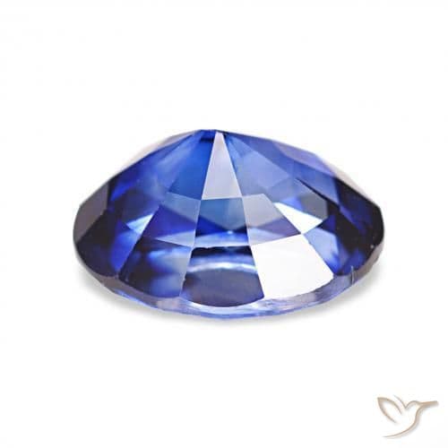 2.02ct Natural Royal Blue Sapphire, Oval Cut, 8x6.5 mm