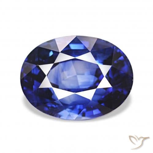 2.03ct Natural Royal Blue Sapphire, Oval Cut, 8x6 mm