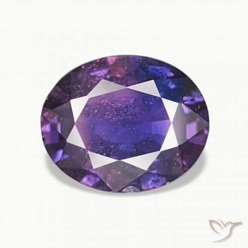 2.34ct Natural Intense Purple Sapphire, Oval Cut, 9.5x7.8 mm