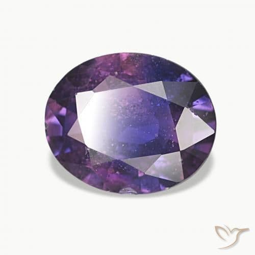 2.34ct Natural Intense Purple Sapphire, Oval Cut, 9.5x7.8 mm