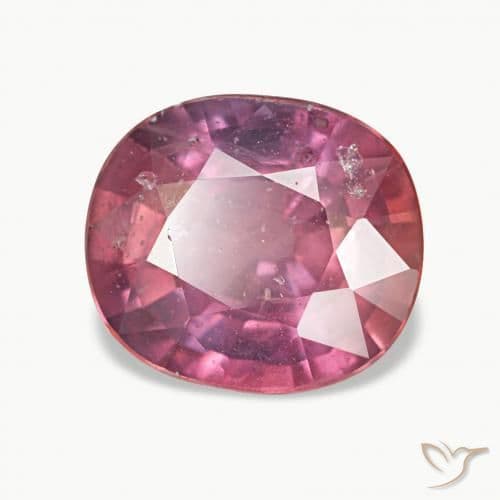 1.88ct Natural Purple-Red Sapphire, Oval Cut, 7.8x6.8 mm