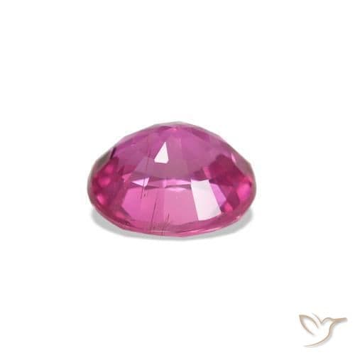0.62ct Natural Dark Pink Sapphire, Oval Cut, 5.3x4.5 mm