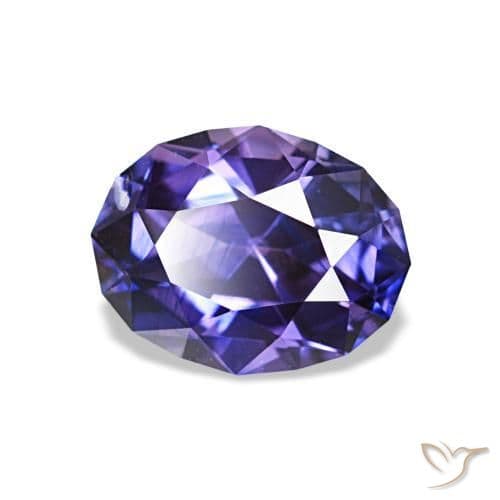 1.27ct Natural Intense Purple Sapphire, Oval Cut, 7.3x5.7 mm
