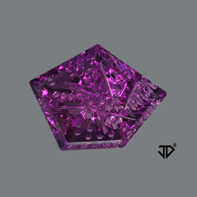 Amethyst Dreamscape™ Cut 73.50 carats