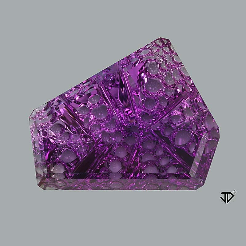 Amethyst Dreamscape™ Cut 53.16 carats