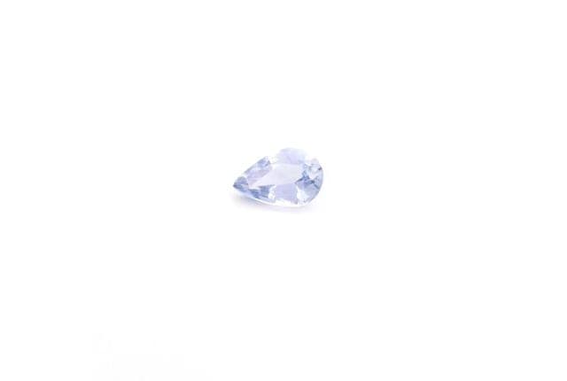 4x6mm Pear Sapphire Blue Color EC Clarity Faceted Cut