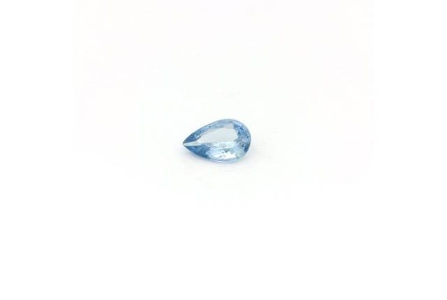 4x6mm Pear Sapphire Blue Color EC Clarity Faceted Cut