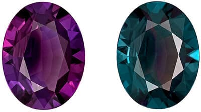 Xtra Color Change Oval Alexandrite Gem - 2.53 carats - Gubelin Cert - 10.67 x 8.2 x 3.79mm - Rare Quality