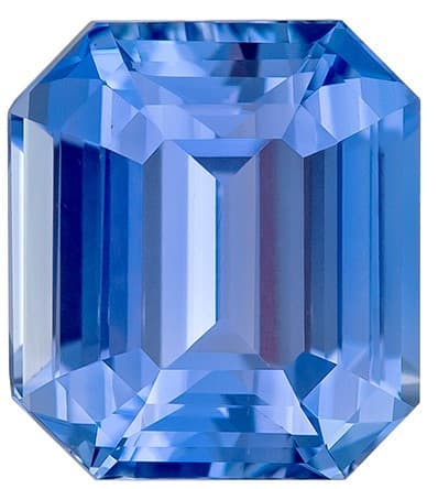 Low Price Blue Sapphire - Emerald Shaped - No Heat GIA Cert - 2.03 carats - 7.26 x 6.55 x 4.29 mm