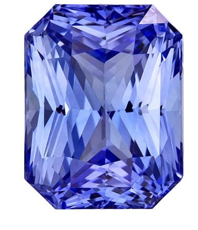 GIA Certified Blue Sapphire - 4.35 carats - Radiant Cut - Very Fine - 9.52 x 7.37 x 5.92mm