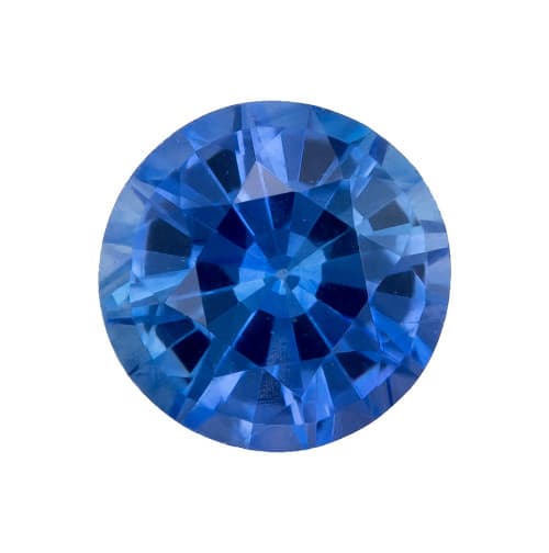 Blue Sapphire - Round Cut - 0.72 Carat - 5.2mm