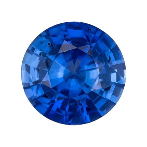 Blue Sapphire - Round Cut - 1.21 Carat - 6.6mm Size
