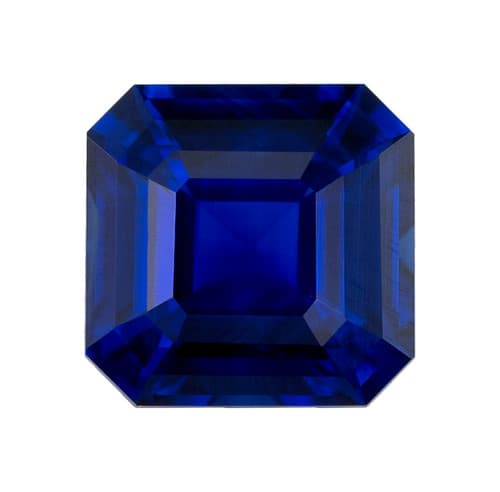 Blue Sapphire - Emerald Cut - 1.22 Carat - 5.9x5.8mm