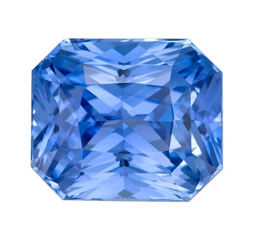Blue Sapphire - Radiant Cut - 1.65 carat - 6.8x5.8mm