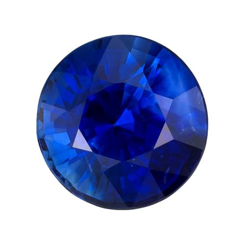Blue Sapphire - Round Cut - 1.27 Carat - 6.1mm - AfricaGems